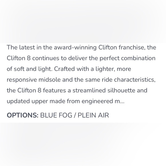 Hoka One One Clifton 8 Size 9 NEW - Picture 2 of 16